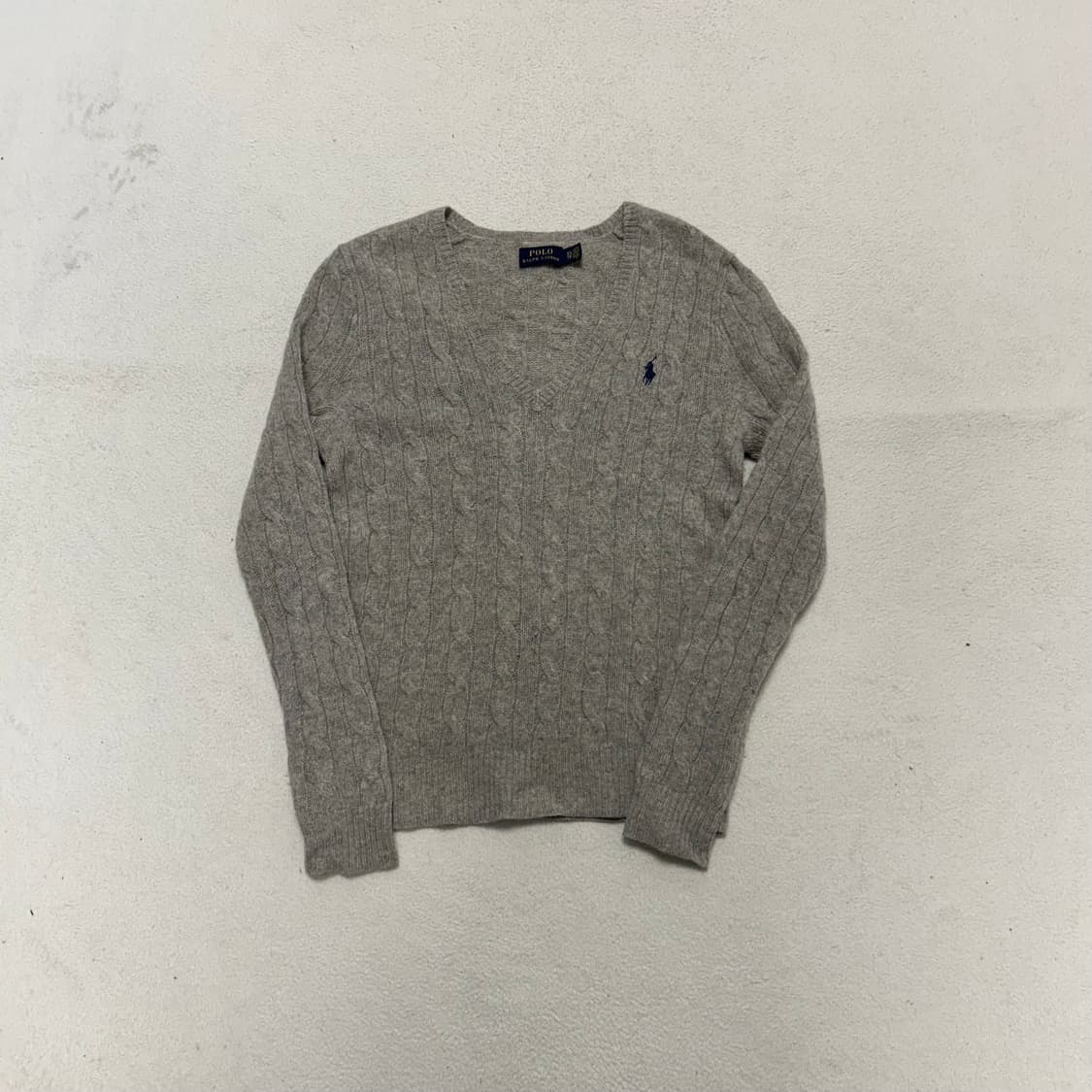 Polo Grey Cable Knit 상품이미지4