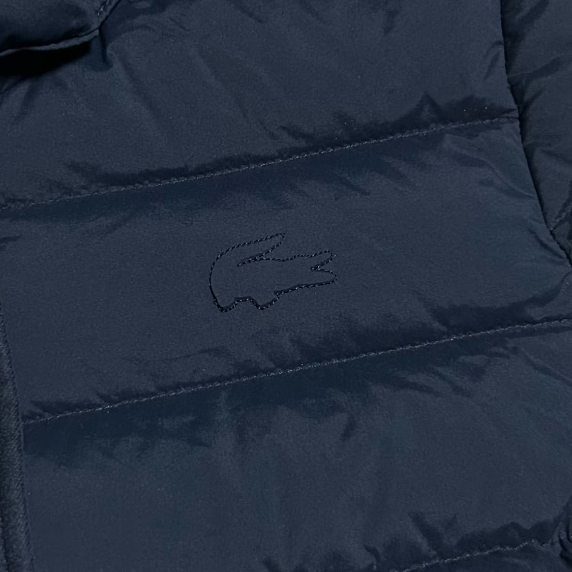 [S] Lacoste 라코스테 우먼즈 다운 네이비 패딩 점퍼 상품이미지5