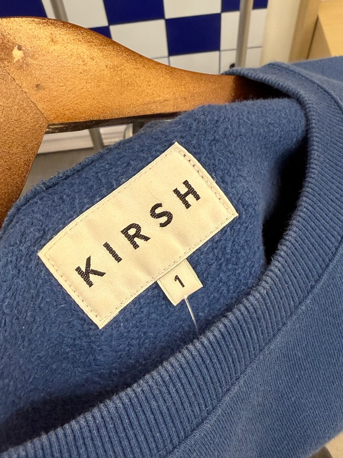 키르시 블루 맨투맨 상품이미지2