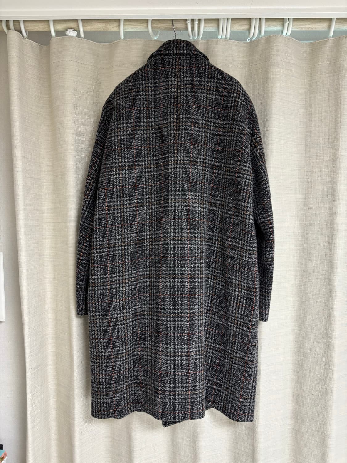 솔리드옴므 체크 싱글코트 52 상품이미지2