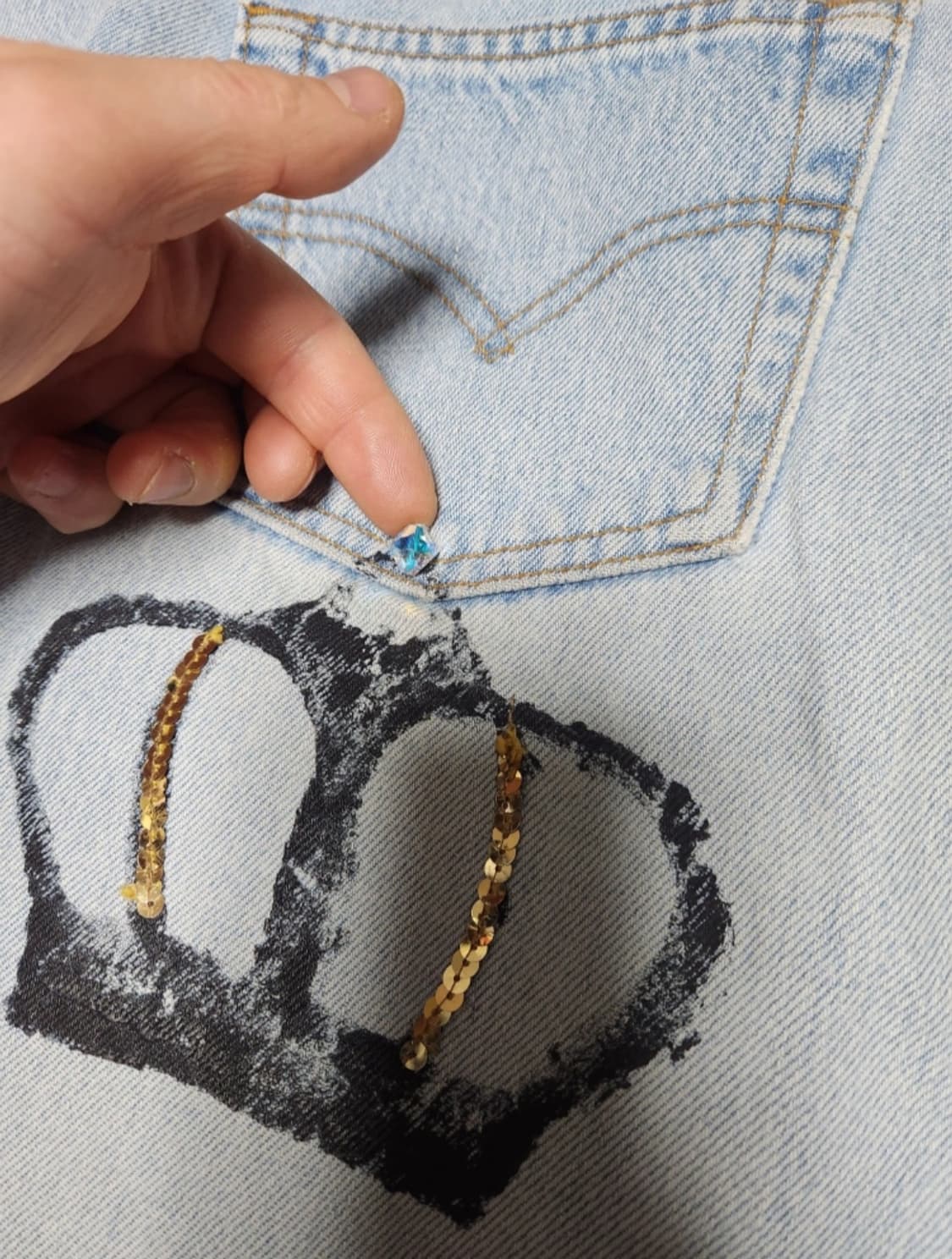 리바이스 96년 501 크라운터치 데님 청바지 팬츠 30 상품이미지3