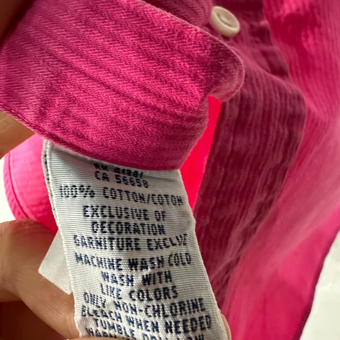 폴로랄프로렌 핫핑크 셔츠 남방 XL 상품이미지4