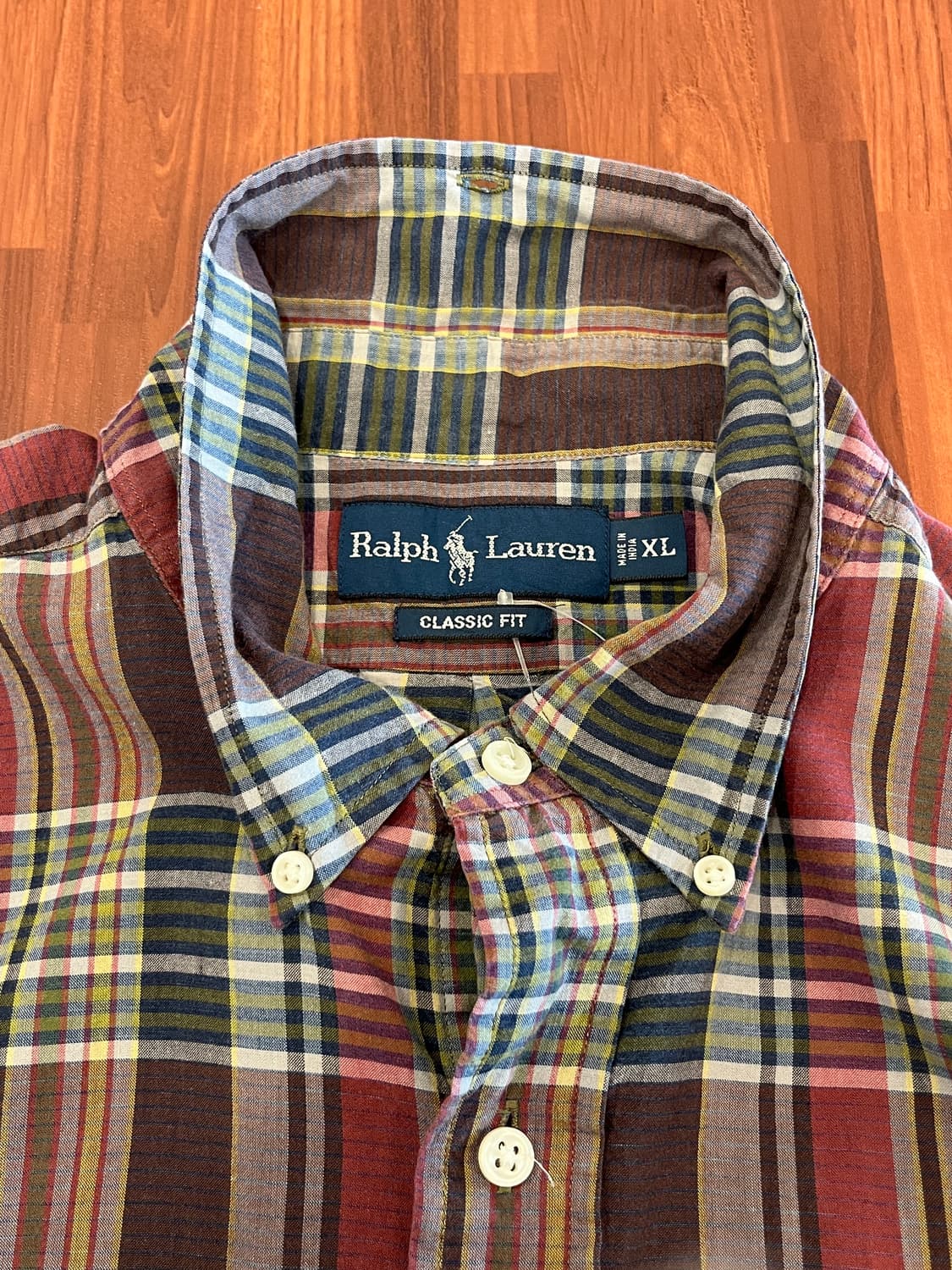 Polo RL 폴로 랄프로렌 CLASSIC FIT 투포켓 체크 반팔 셔츠 상품이미지8