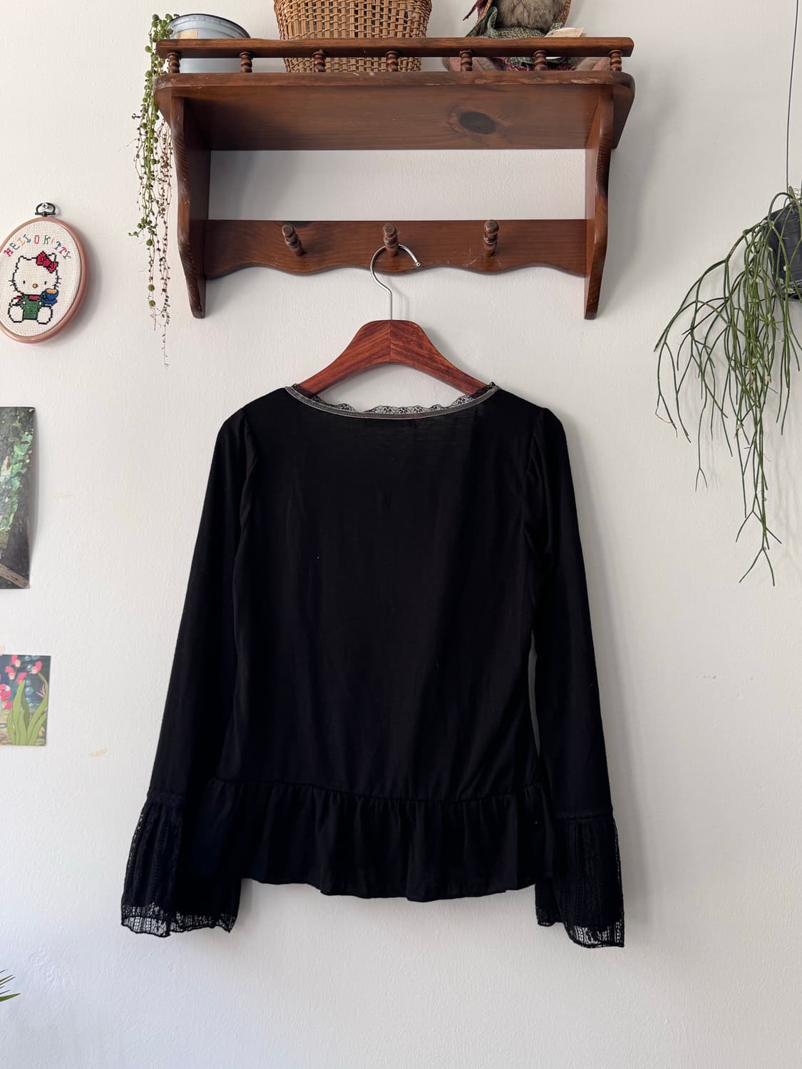 black lace top 상품이미지5