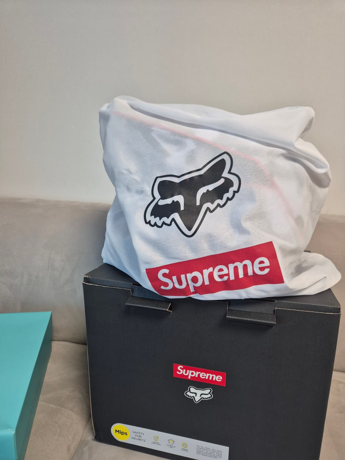 [L]슈프림 x 폭스 레이싱 DMX V1 헬멧 스노우 카모 새제품 상품이미지4