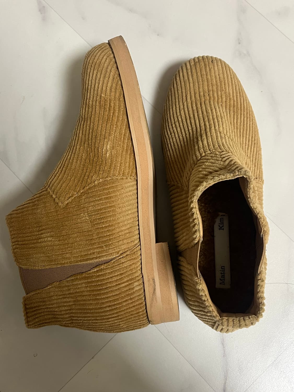 마뗑킴 코듀로이 앵클 부츠 상품이미지2