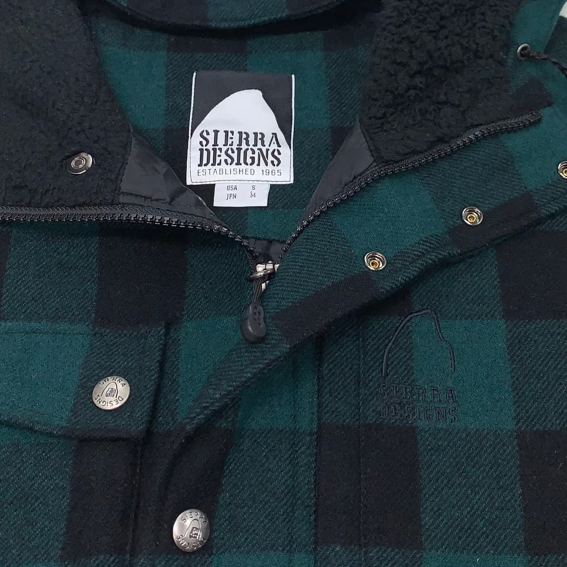 시에라디자인 타탄체크 울 후드자켓 (M) 상품이미지3