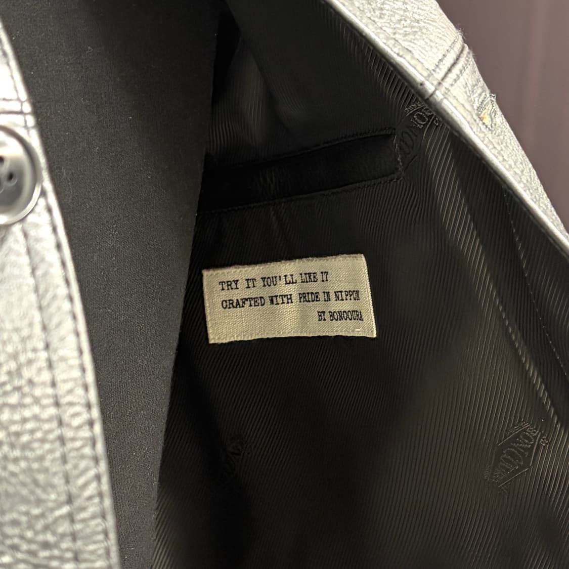 본쿠라 사샤 레더 카코트 40 새상품 상품이미지2