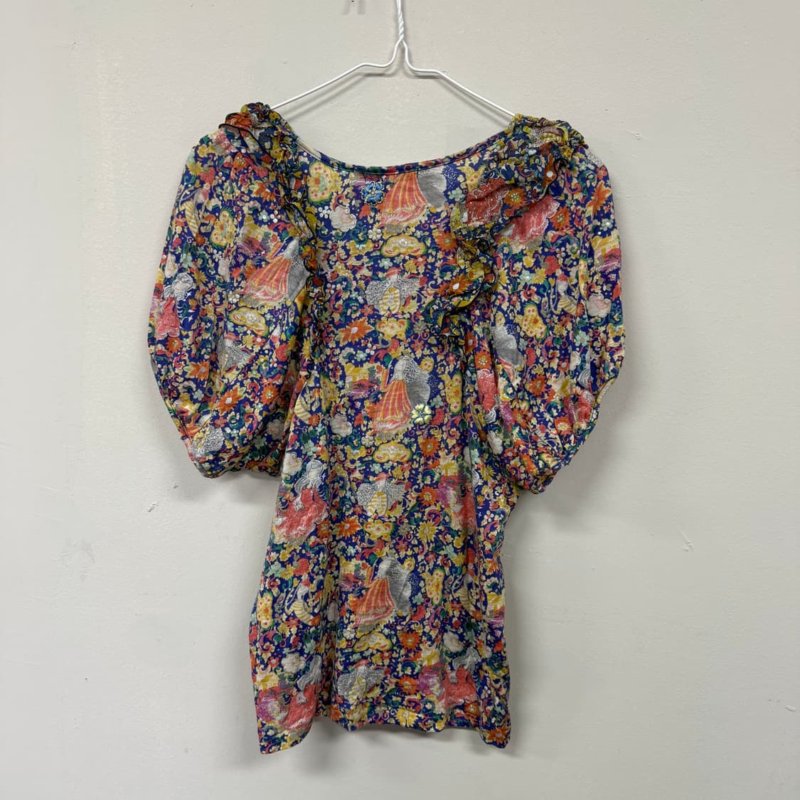 이세이미야케 츠모리치사토 플로럴 블라우스 상품이미지2