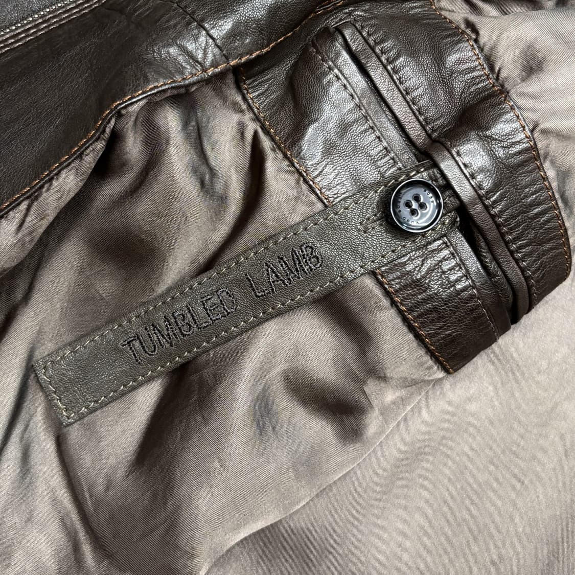 휴고 보스 램 레더 자켓 상품이미지5