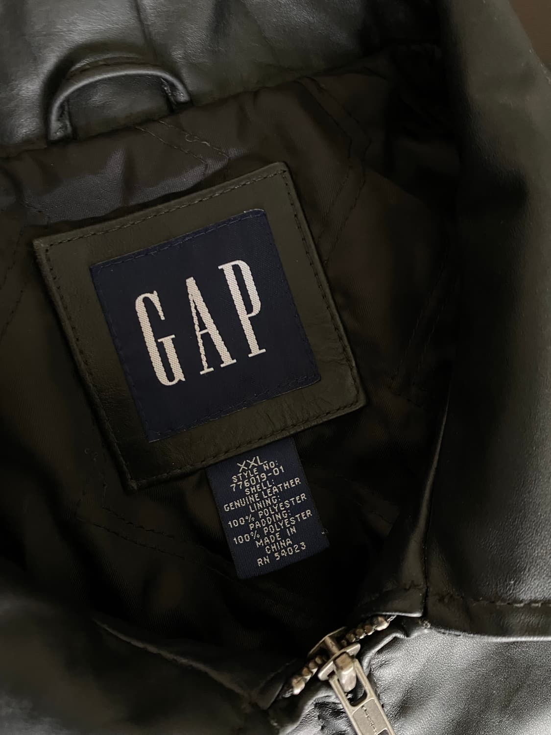 (XXL) 올드갭 레더 자켓 상품이미지3