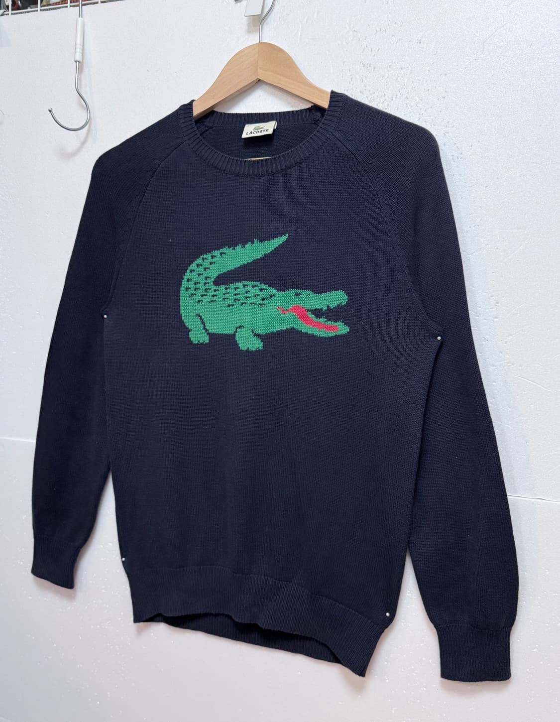 라코스테 빅로고 네이비 니트 95 상품이미지2