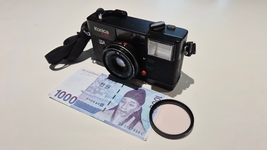 작례O 앤디워홀 카메라 코니카 c35 ef 명작 필름카메라 상품이미지1