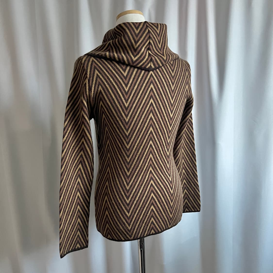 pattern turtle neck knit 상품이미지2