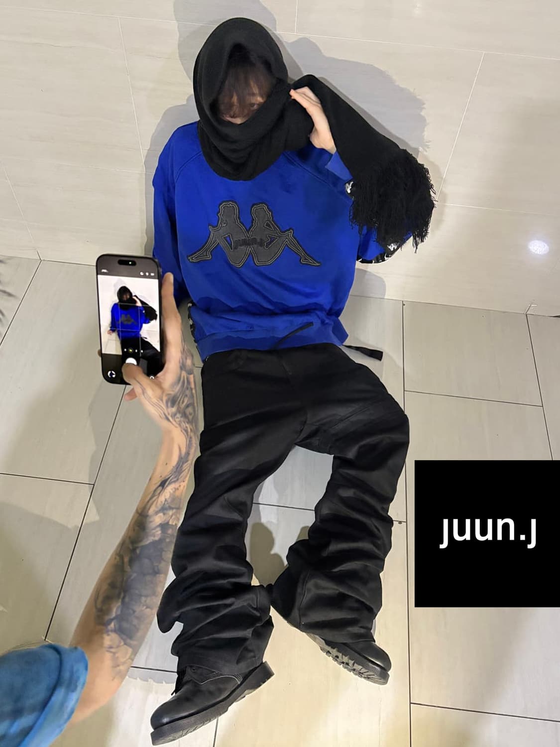 [정품]준지X카파 한정 콜라보 맨투맨 M 상품이미지1