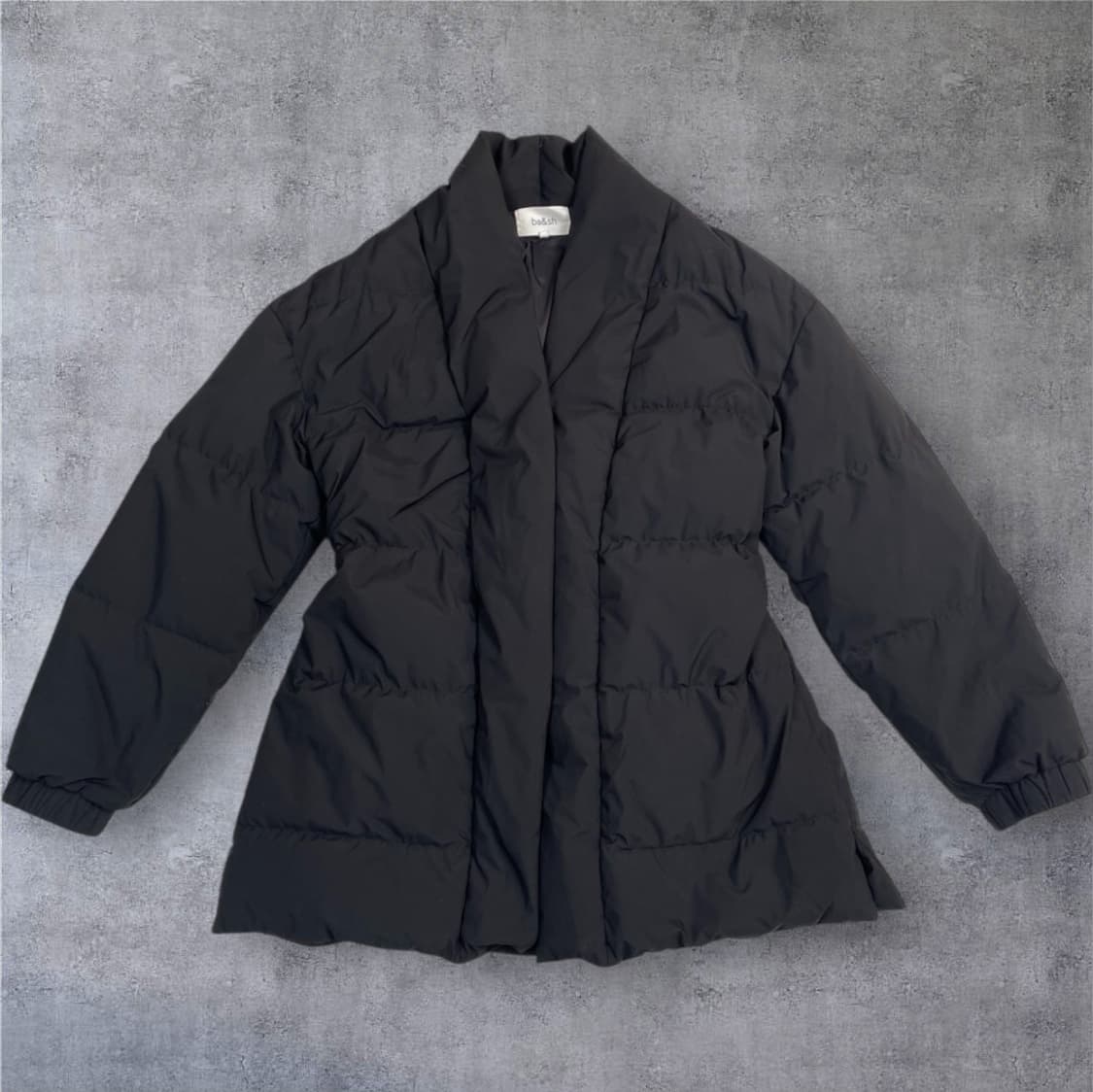 Ba&sh 바쉬 바앤쉬 블랙 원버튼 덕다운 패딩 자켓 1 상품이미지1