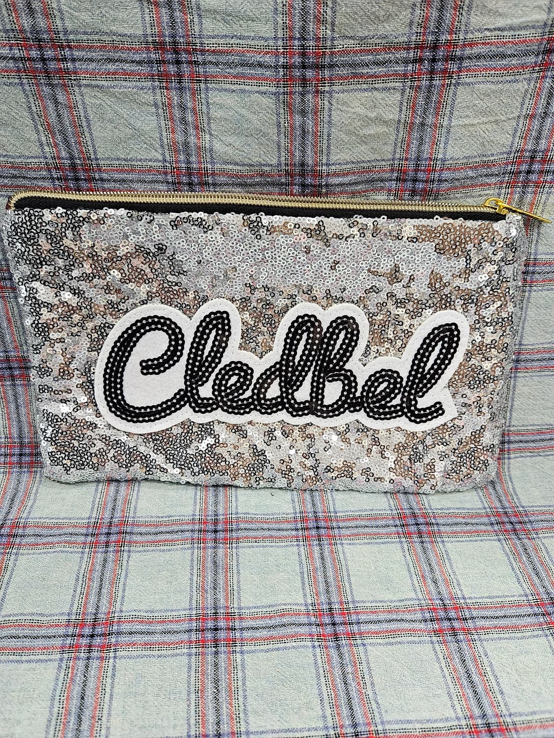 끌레드벨 스팽글 파우치  상품이미지2