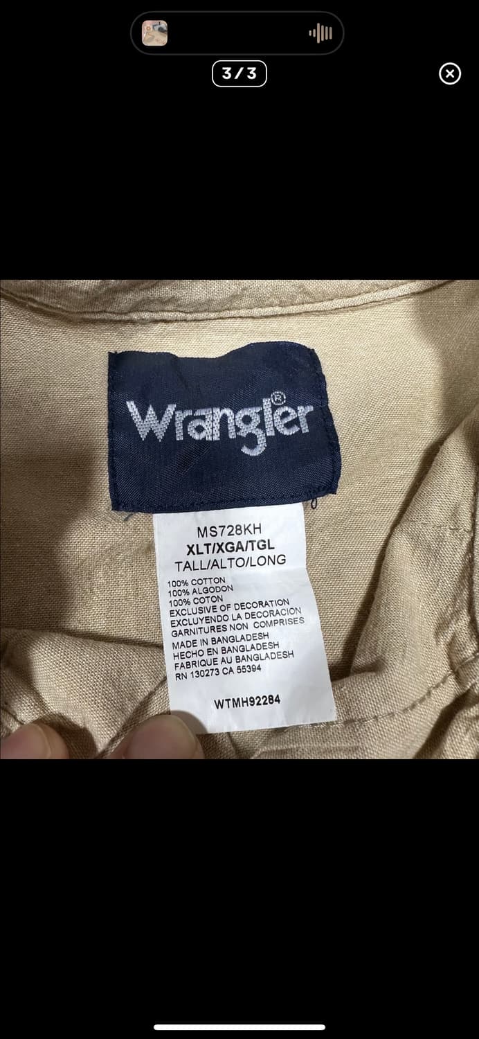 바배) 랭글러 90s 빈티지 웨스턴 셔츠 상품이미지3