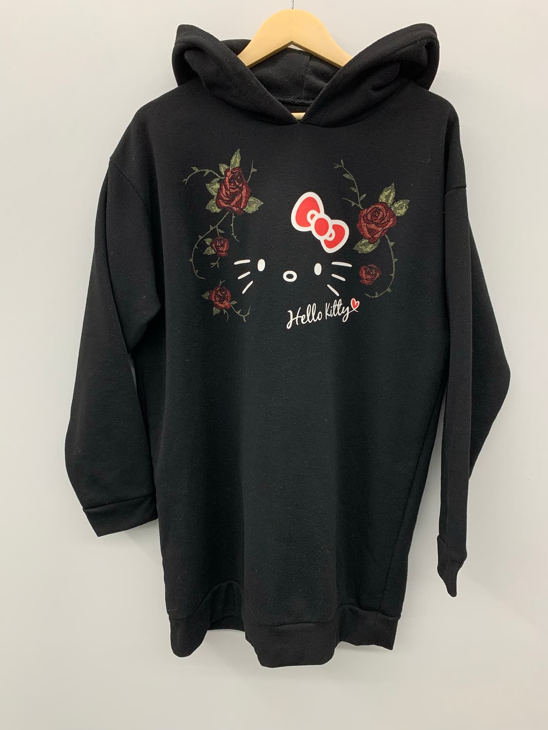 산리오 헬로키티 프린팅 롱후드 (갸루깔) 상품이미지6