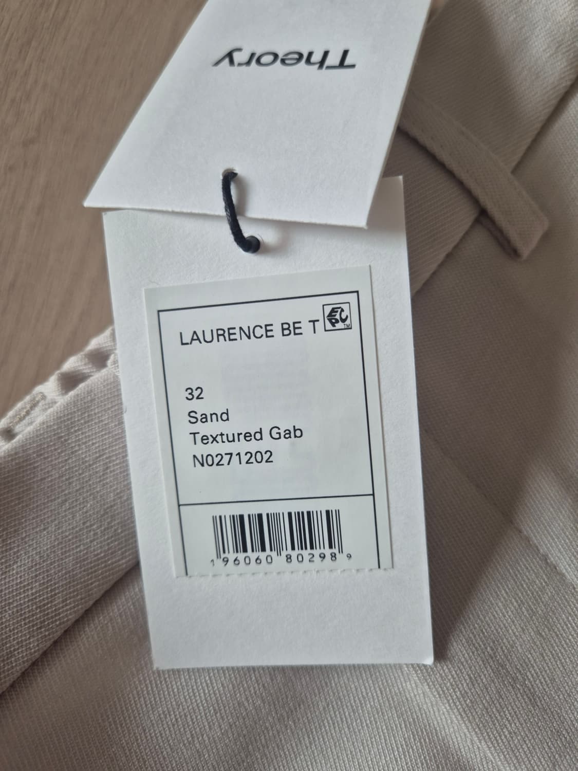 [새상품/32] 띠어리 텍스쳐드 울 개버딘 팬츠 상품이미지3