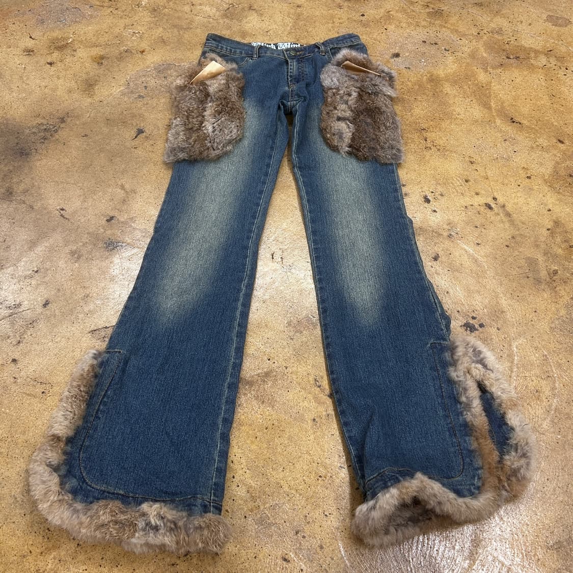 [정품] 퍼라인 워싱 데님팬츠 상품이미지2