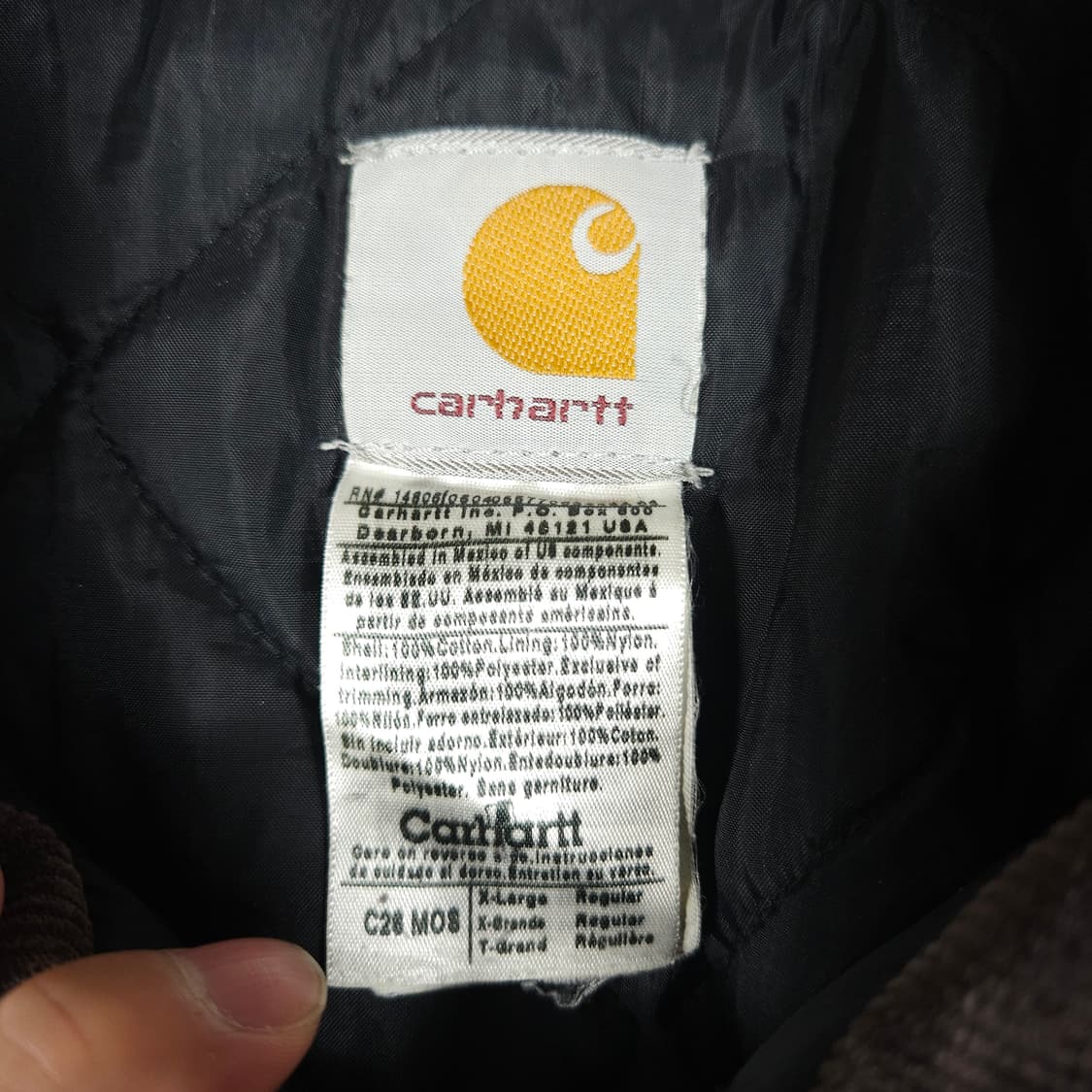 칼하트 C26 MOS 코듀로이 워크자켓  상품이미지3