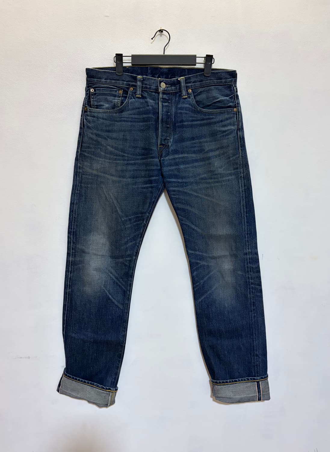 RRL 더블알엘 로우 스트레이트 셀비지 데님 32 상품이미지5