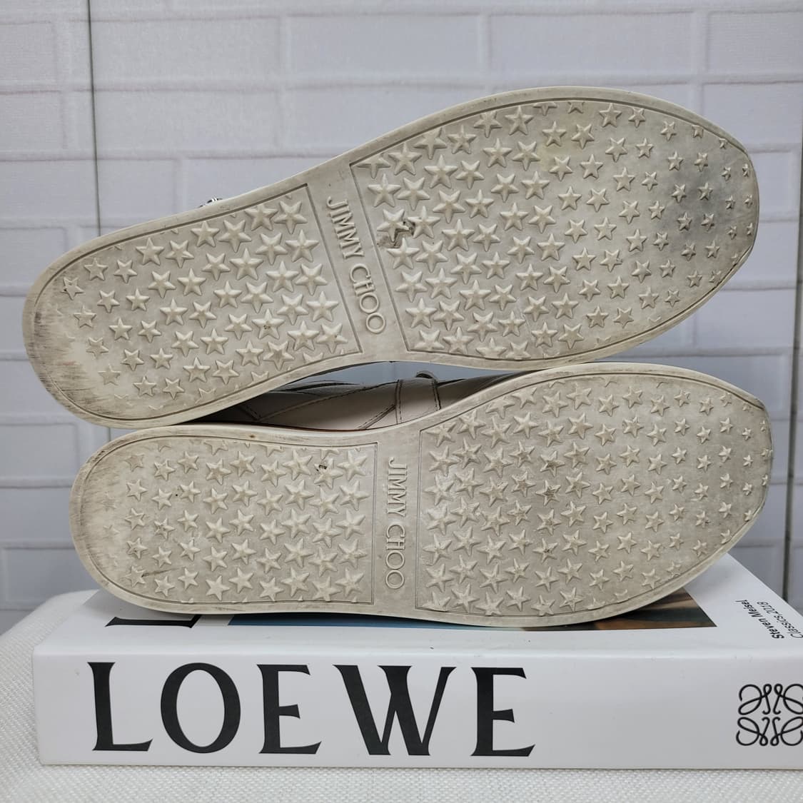 지미추 가죽 스니커즈 운동화 신발 Made in Italy 245사이즈 상품이미지8