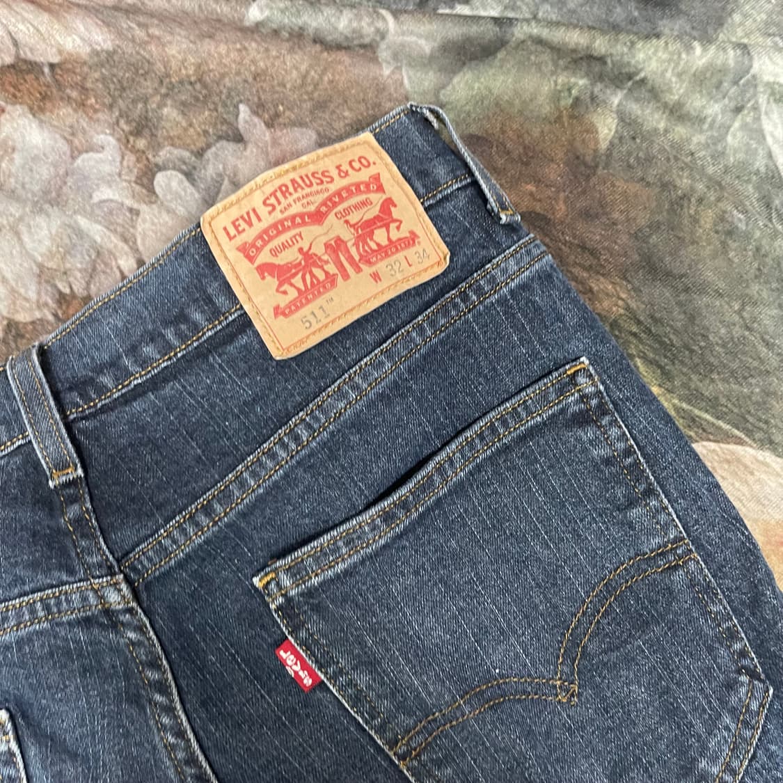 리바이스 511 빈티지 데님워싱진 32*34 상품이미지3