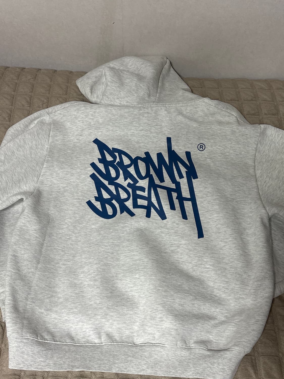 Brown breath hoodie L 상품이미지2