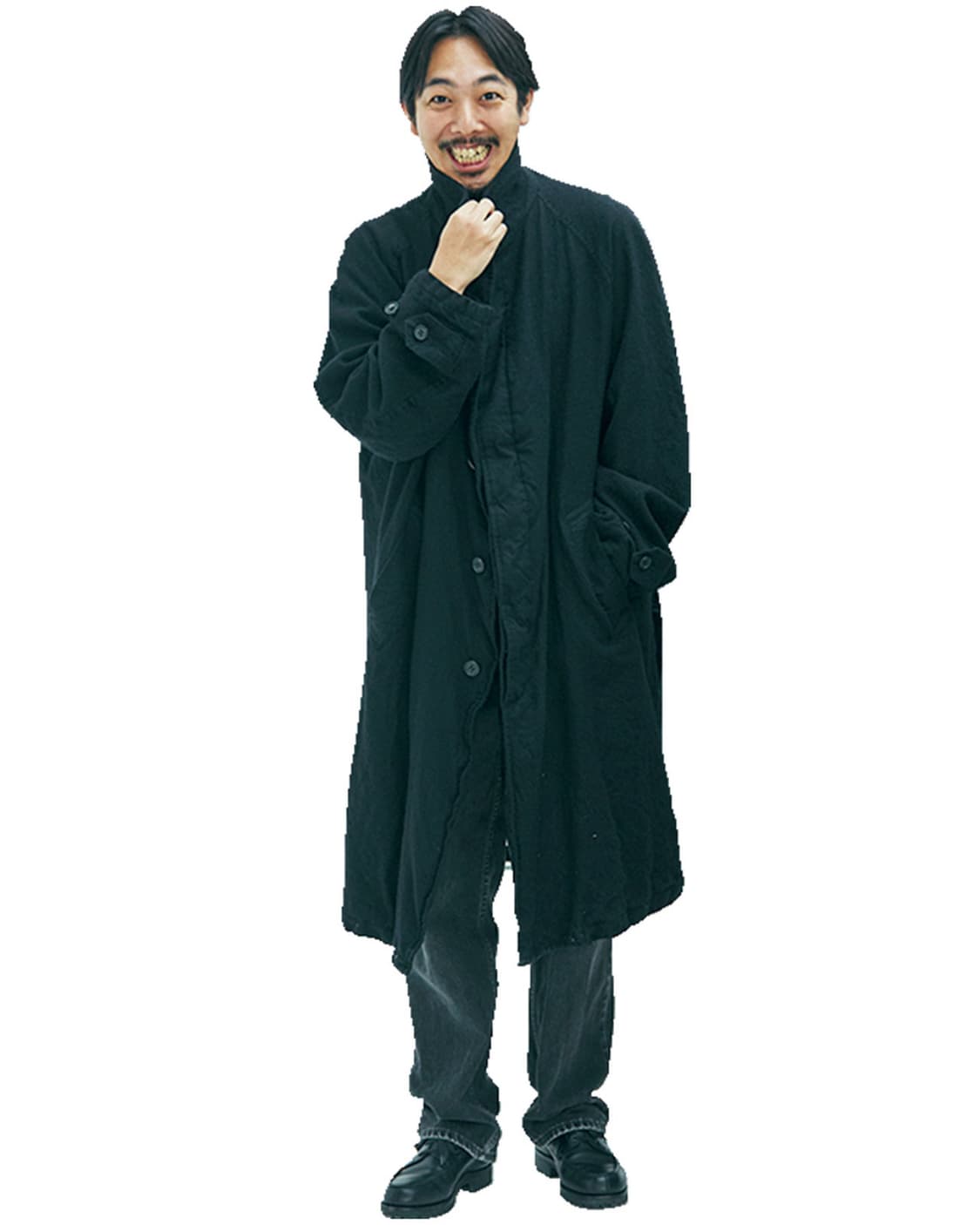 꼼데가르송 옴므 / 축융 발마칸 코트 / S 상품이미지3