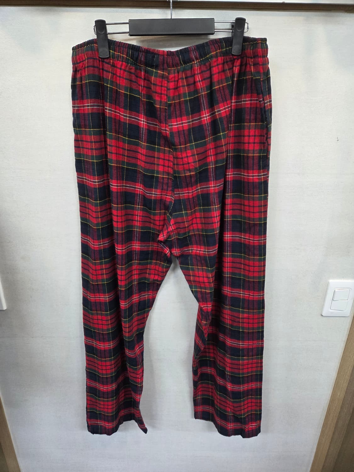 폴로랄프로렌 플란넬 울 체크 파자마 팬츠 xxl 상품이미지2