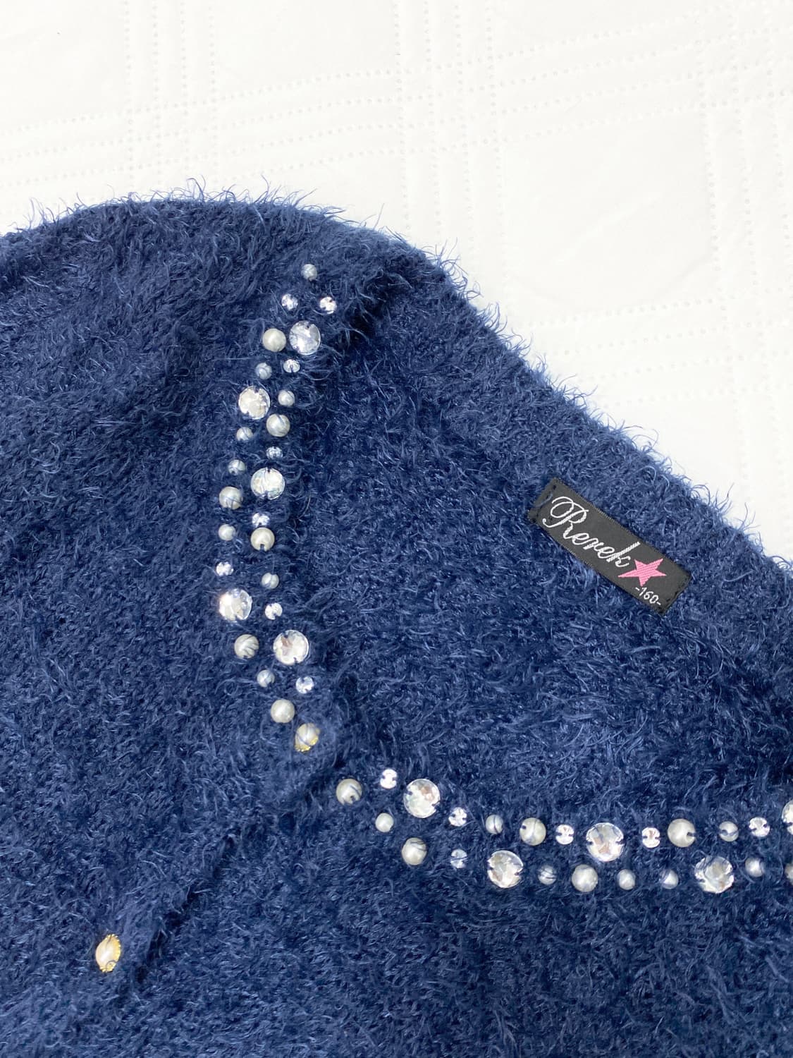 ꒰ঌ 로걀 큐빅 앙고라 가디건 ໒꒱ 상품이미지3