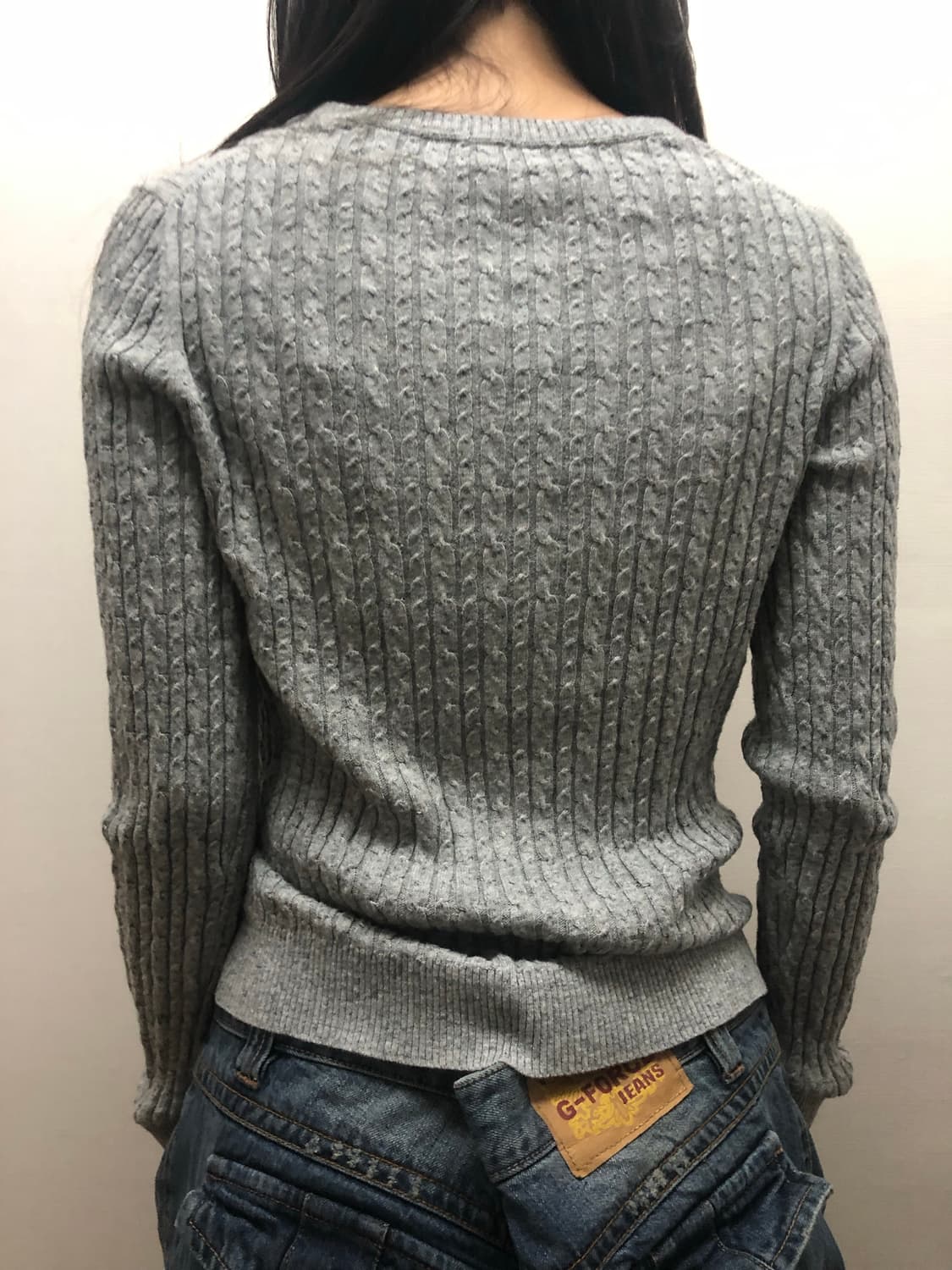 빈티지 타미힐피거 그레이 니트 상품이미지6