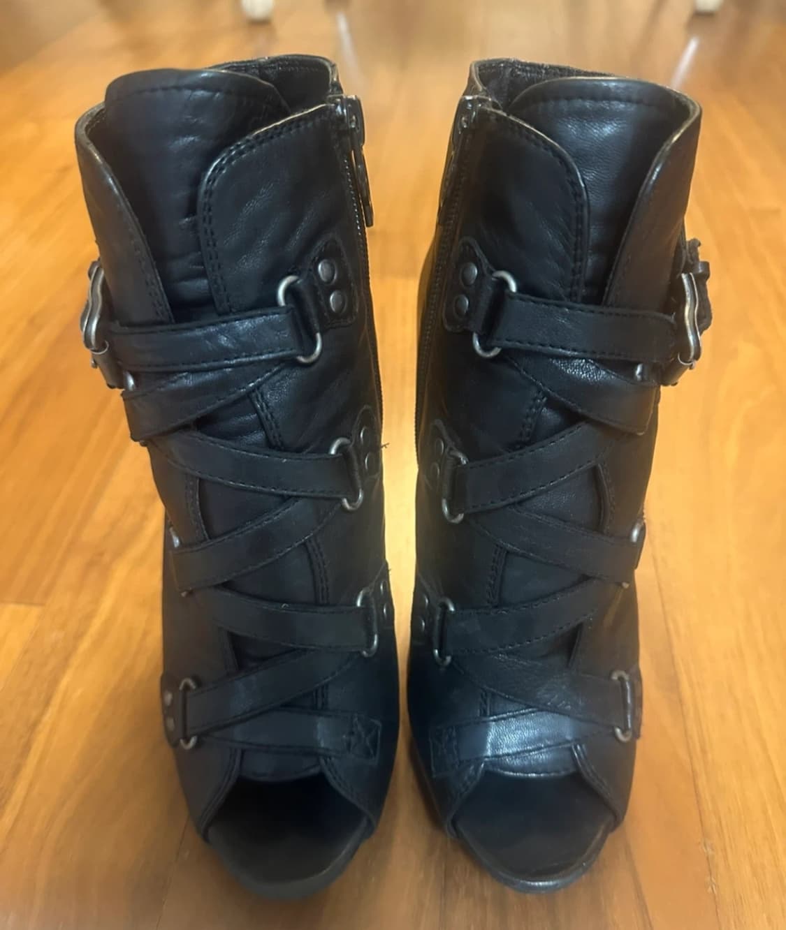 Ash 펑크 레더 힐 블랙 37 상품이미지2