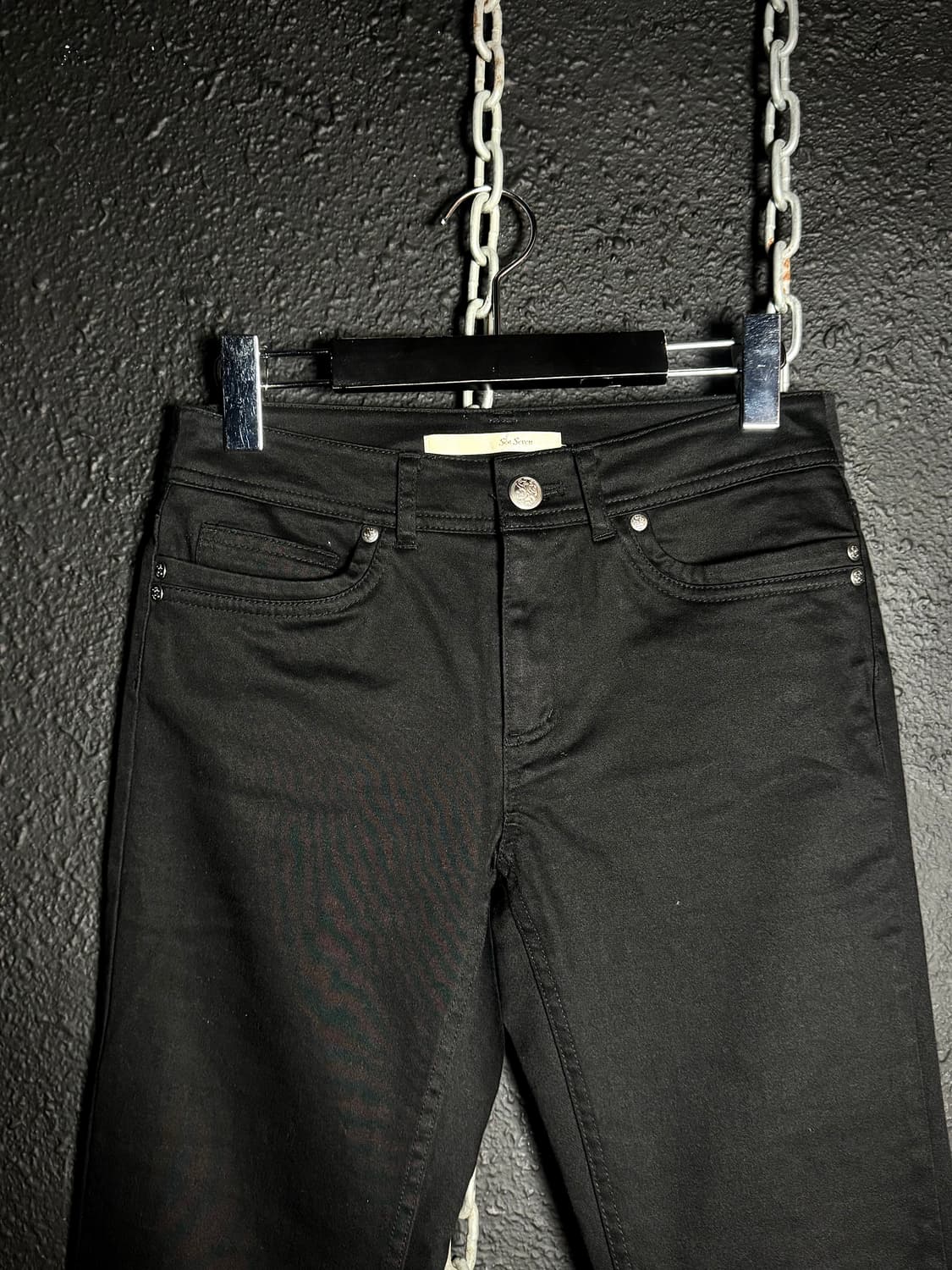 Black Boot-cut Pants  상품이미지2