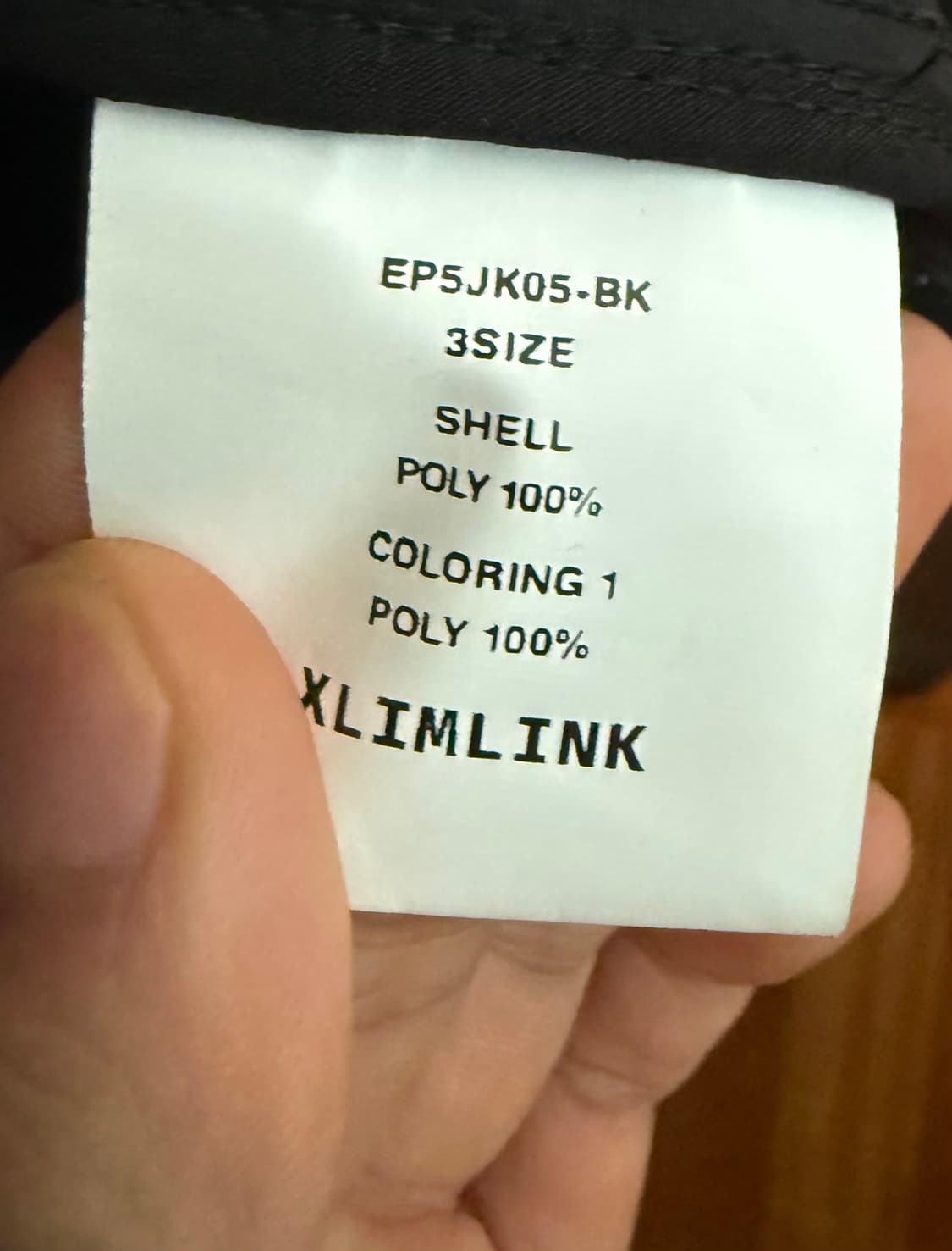 엑슬림 ep5 자켓 블랙 상품이미지2