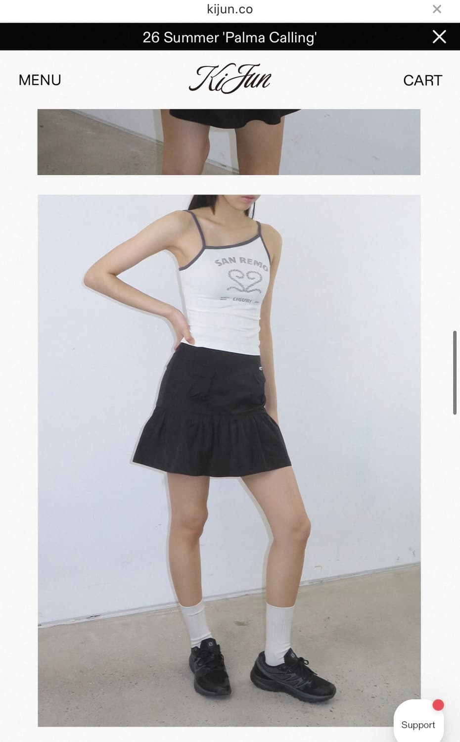 kijun 슬리브리스 탱크탑 M사이즈 상품이미지5