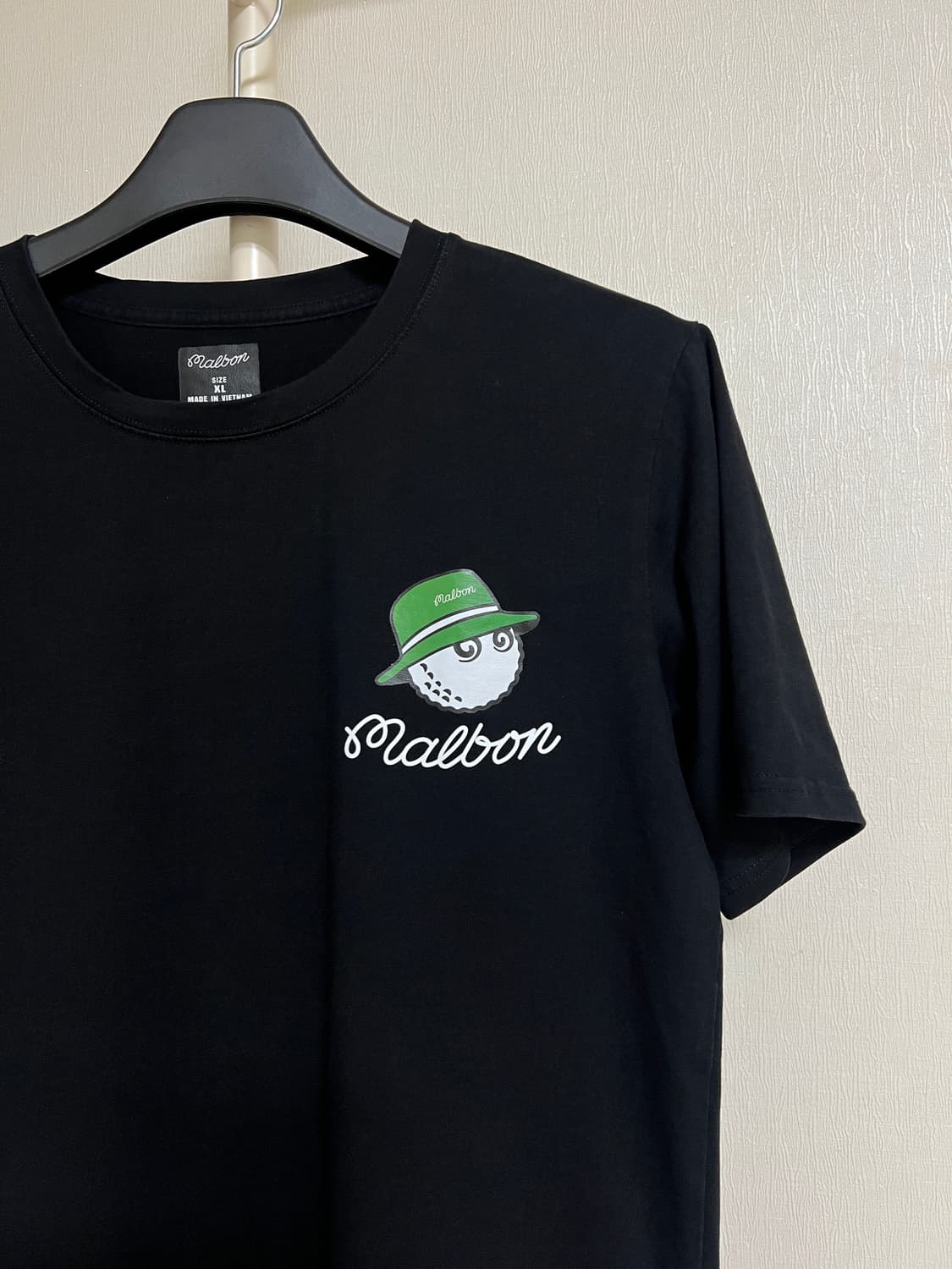 Malbon Golf 버킷 로고 티셔츠 블랙 XL 상품이미지2