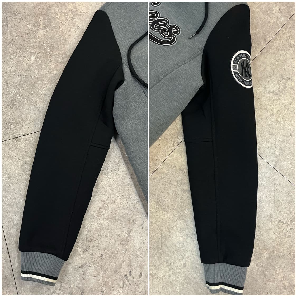 엠엘비 양키스 후드 바시티 자켓 그레이 100 #csz2631 상품이미지6