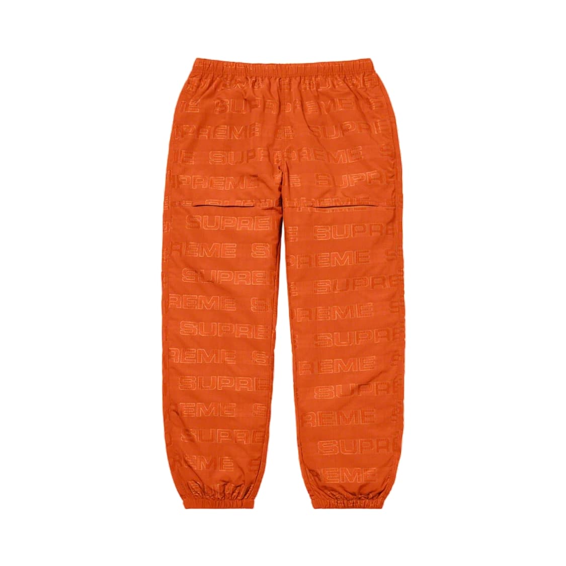 21FW 슈프림 로고 립스탑 트랙 팬츠 오렌지  상품이미지1