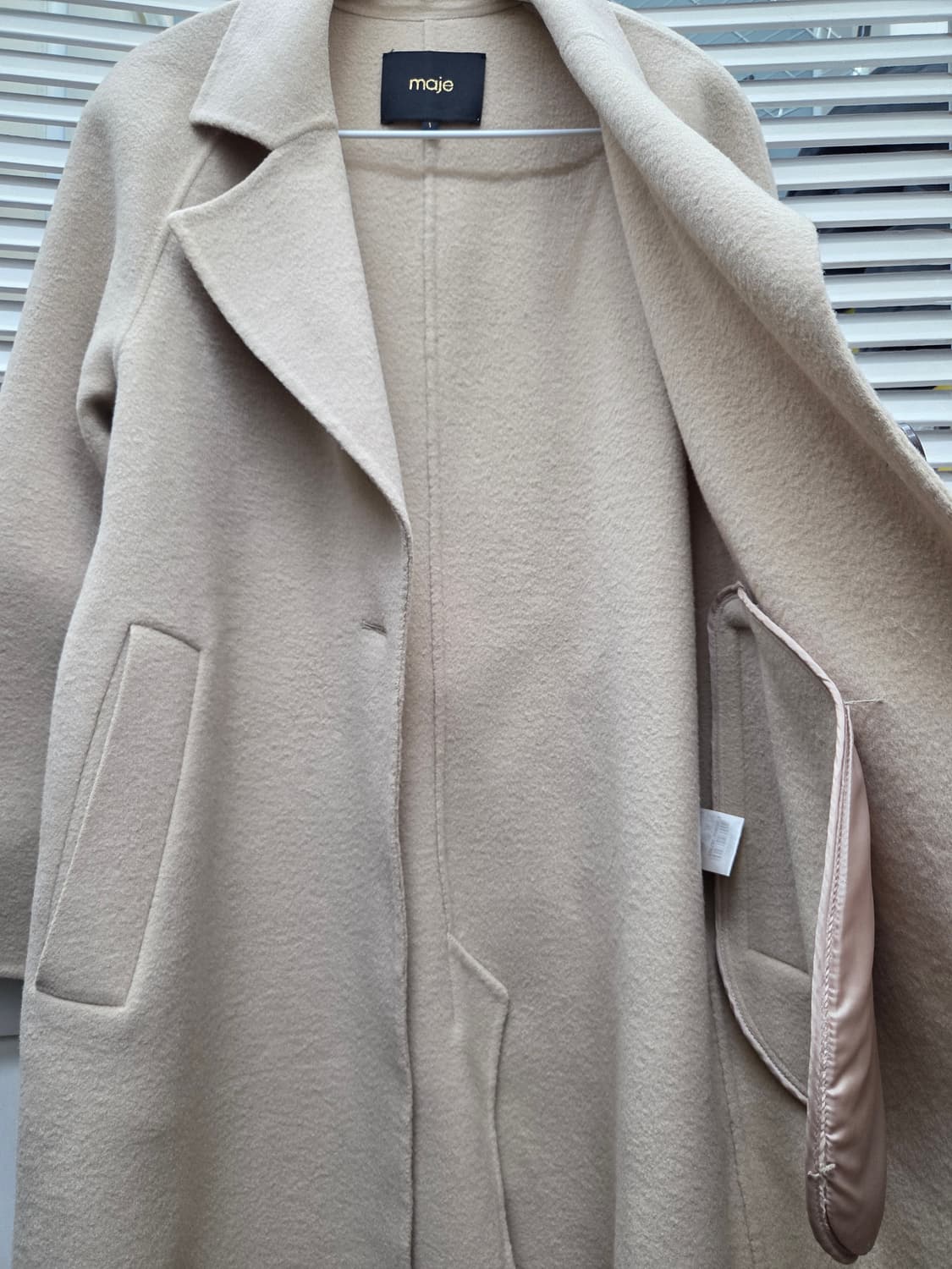 마쥬 울캐시미어 롱코트 상품이미지5