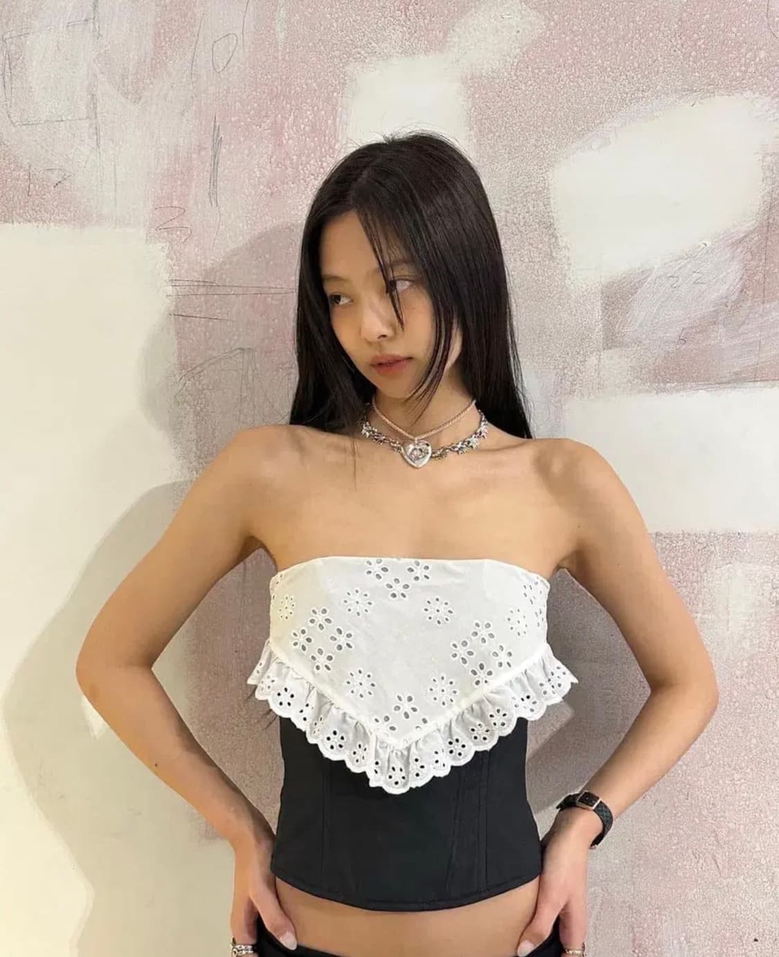 제니 샌디리앙 스카프 탑 상품이미지1