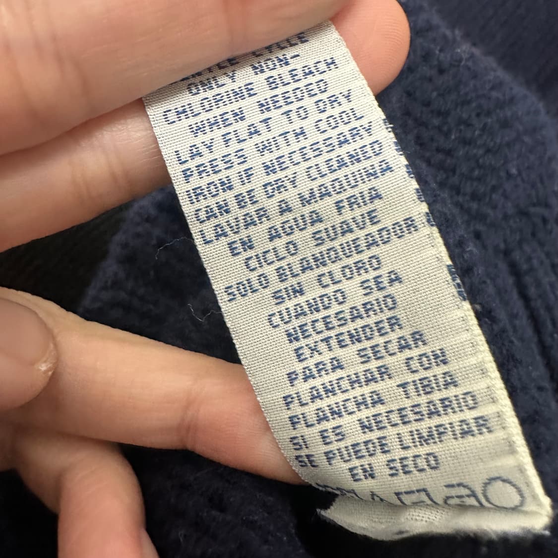 POLO 폴로 랄프로렌 진스 여성 꽈배기 니트 네이비 S 상품이미지7