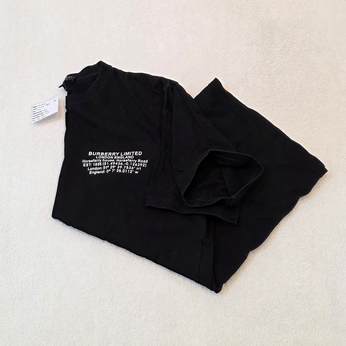 명품 로고 빈티지 반팔티 기본티 상품이미지3