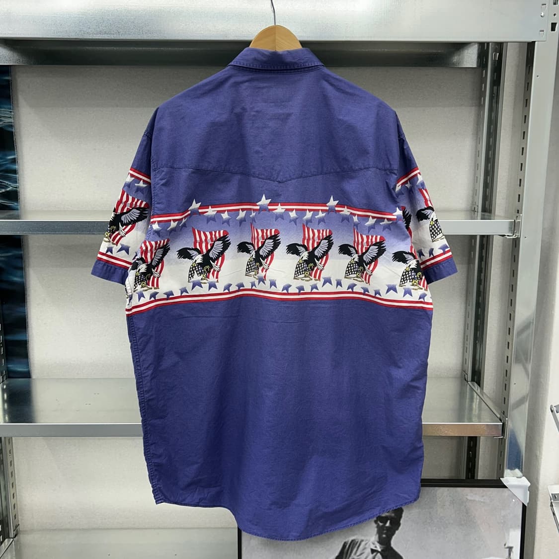 (2XL)USA 패턴반팔셔츠-Y115 상품이미지4