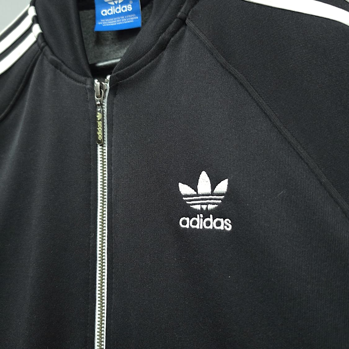 [100] 아디다스 블랙&화이트 오리지널 슈퍼스타 트랙탑 져지 상품이미지4