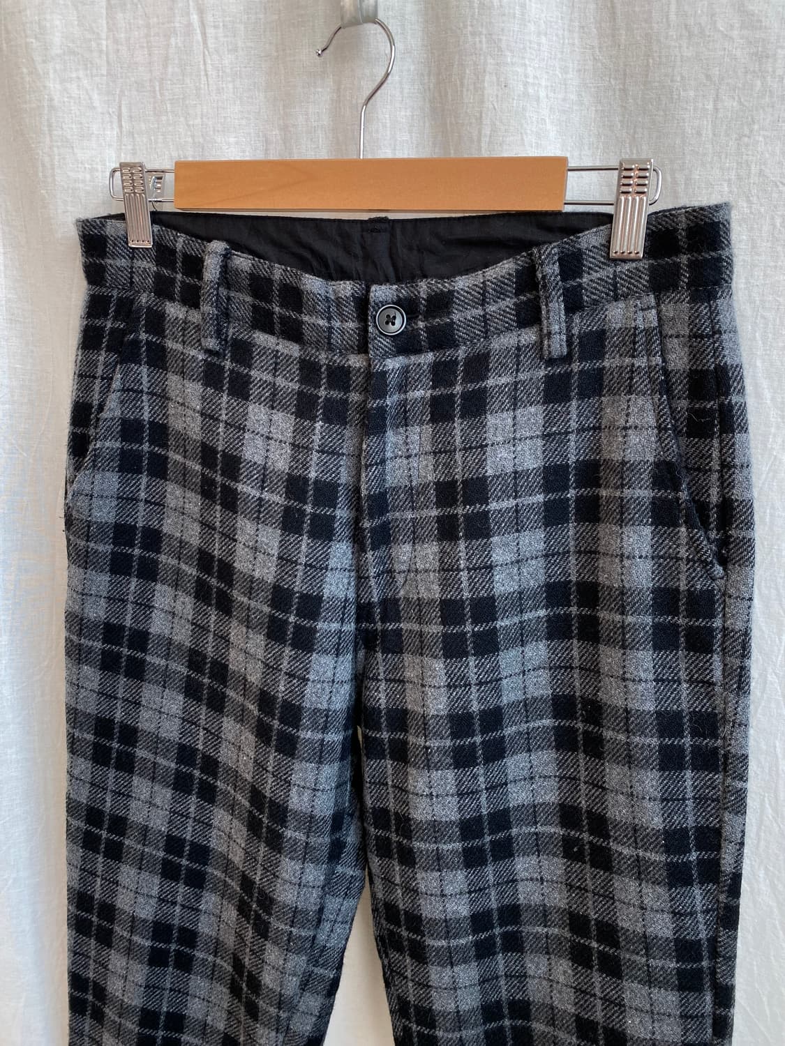 SIMPLICITE 울혼방 체크 팬츠(28) 상품이미지3