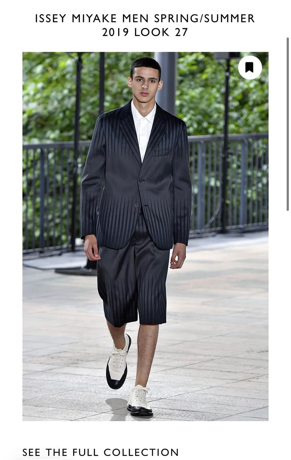 Issey Miyake Men SS19 Runway Blazer 상품이미지2
