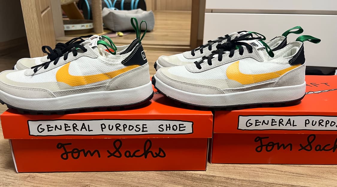 245,260)정품 새상품 나이키X톰삭스 제너럴 퍼포즈 슈 파인 그린 상품이미지2